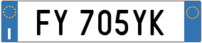 Truck License Plate